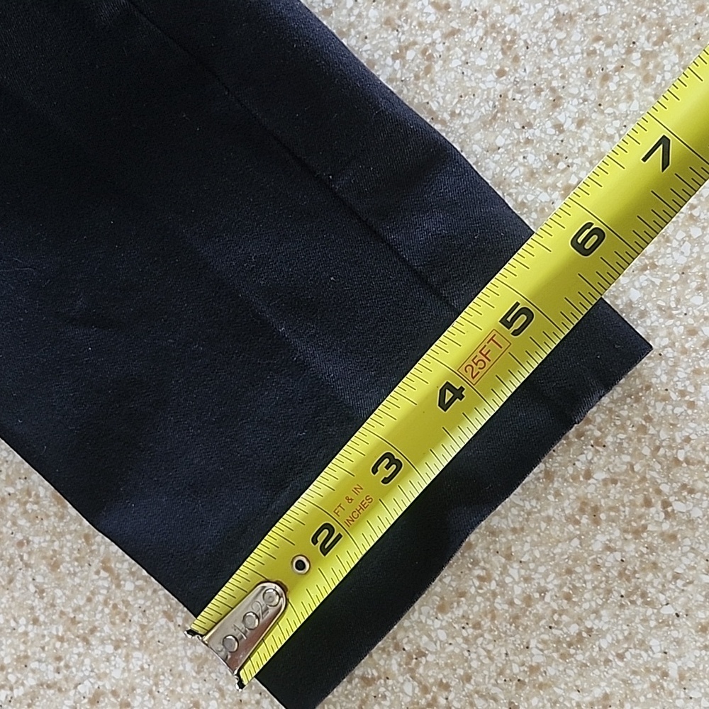 Anthropologie The Essential Slim Black Trousers Size 0 - Picture 15 of 16